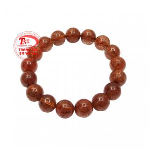 Chuỗi thạch anh tóc đỏ 12 ly phù hợp với người mệnh hỏa và mệnh thổ.