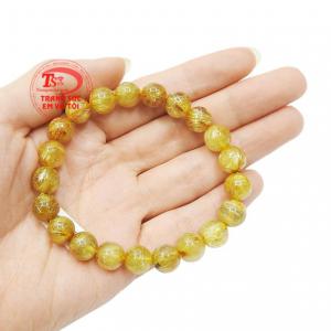Chuỗi thạch anh tóc mệnh kim 9 ly được giao hàng trên toàn quốc.