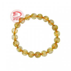 Thạch anh tóc vàng giúp giam căng thẳng, mệt mỏi, điều hòa lưu thông khí huyết giúp cho người dùng có được sự thư thái và minh mẫn.