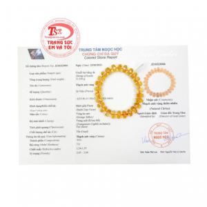 Chuỗi thạch anh vàng thịnh vượng là món quà tặng ý nghĩa cho người thân và bạn bè.