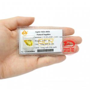 Do đó đá sapphire vàng là lựa chọn hoàn hảo, hợp phong thủy dành cho những người mang mệnh Thổ và Kim.