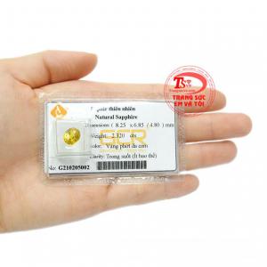 Sản phẩm là viên đá hộ mệnh cho người mang mệnh Kim và mệnh Thủy.