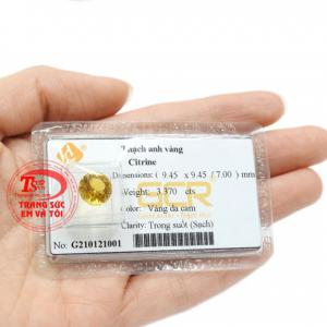 Viên thạch anh vàng là biểu tượng của thịnh vượng, tài lộc do vậy mà viên đá này được rất nhiều người ưa chuộng.