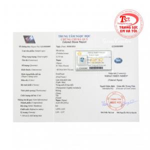 Đá Topaz thiên nhiên thịnh vượng đảm bảo chất lượng.