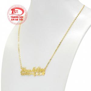 Sản phẩm hiện đang là xu hướng trang sức vàng được nhiều người yêu thích và lựa chọn.