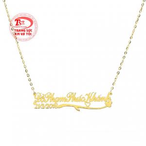 Dây chuyền chữ dễ thương đảm bảo chất lượng