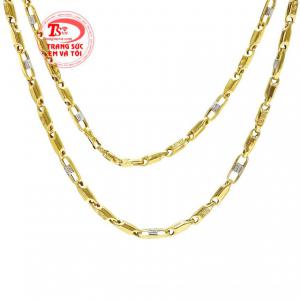 Chính vì thế mà những người thợ đã lựa chọn vàng tây 10k để làm dây chuyền nam đảm bảo độ bền đẹp, giá thành ưu đãi.
