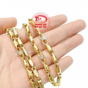  Dây chuyền nam phong cách vàng tây bảo hành chu đáo