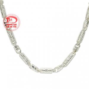 Dây chuyền phái mạnh bạc đẹp nhận đặt chế tác theo yêu cầu.