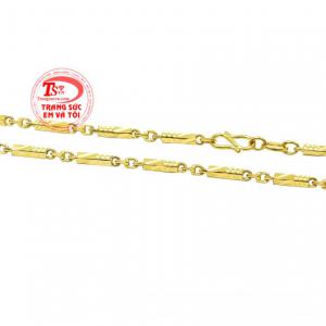 Dây chuyền vàng thời thượng nhận đặt chế tác theo yêu cầu.