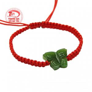 Với sự kết hợp của đá nephrite hay còn được gọi là ngọc cẩm thạch và sợi chỉ bện có tính thẩm mỹ hơn. 