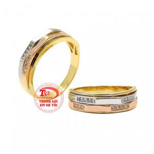 Cặp nhẫn cưới này sẽ là một phần hạnh phúc trong ngày trọng đại của đôi lứa. 
