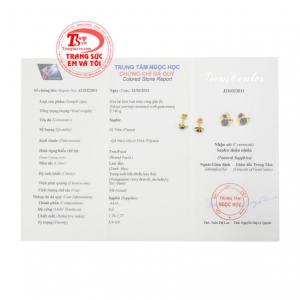 Sản phẩm có giấy kiểm định chất lượng