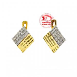 Hoa tai vàng tây hiện đại kiểu dáng trẻ trung, hiện đại là sự lựa chọn hoàn hảo cho các quý cô.