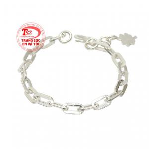 Lắc bạc bé trai phong cách, hợp thời trang.