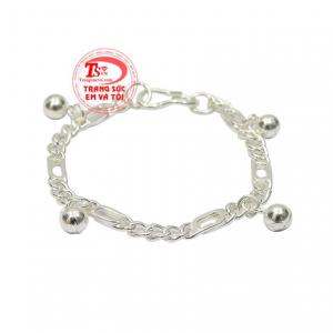 Lắc bạc trẻ em bé trai là món quà ý nghĩa trong các dịp đầy tháng, đầy năm.