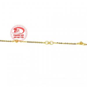 Lắc chân vàng đang là xu hướng được nhiều khách hàng yêu thích và lựa chọn. 