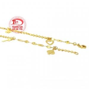 Lắc chân nữ vàng xinh xắn chất lượng sự lựa chọn hoàn hảo dành cho bạn.