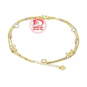 Chiếc lắc chân này sẽ tạo nên vẻ thanh thoát cho đôi chân của các nàng. 