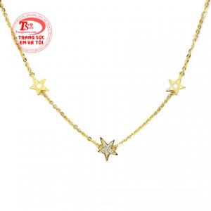 Lắc chân vàng ngôi sao nhận đặt chế tác theo yêu cầu.