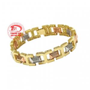 Vàng trắng, vàng hồng và vàng màu kết hợp cách hài hòa đem tới cho người dùng sản phẩm nổi bật và cá tính.