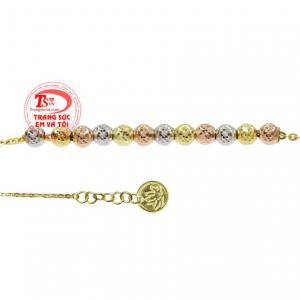 Lắc tay bi kiểu cách vàng 10k nhận đặt chế tác theo yêu cầu.