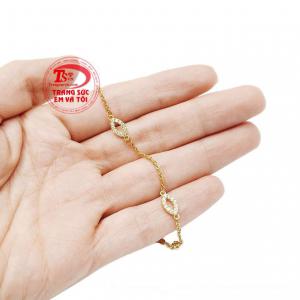 Lắc tay nữ vàng tây đẹp bảo hành uy tín