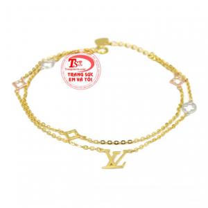 Lắc tay vàng phong cách với thiết kế trẻ trung và cá tính. 