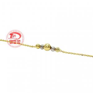 Lắc tay vàng tây dễ thương nhận đặt chế tác theo yêu cầu.