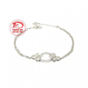 Lắc tay vàng trắng hồ điệp mang đến nét trẻ trung và hợp thời trang cho người dùng.