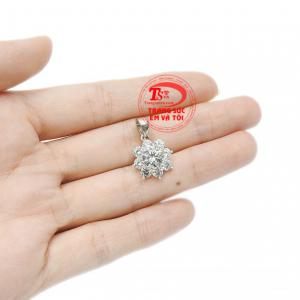 Mặt dây bạc lấp lánh giao hàng toàn quốc, thanh toán an toàn.