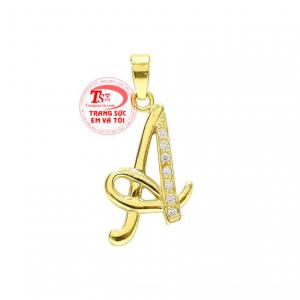 Mặt dây chữ A tinh tế đang là xu hướng được rất nhiều khách hàng yêu thích. 