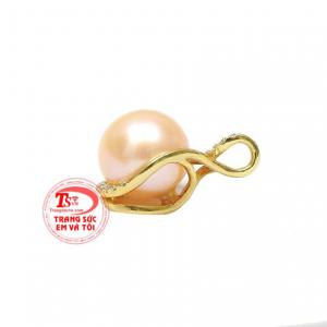 Mặt dây nữ ngọc trai trang nhã có giấy kiểm định đá quý uy tín.