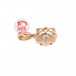 Mặt dây vàng hồng trang nhã là món quà tinh tế dành tặng cho người phụ nữ của bạn.