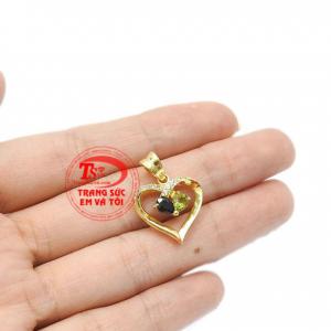 Mặt dây vàng trái tim yêu thương bảo hành uy tín
