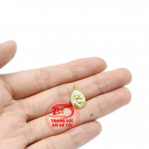 Mặt Đức Mẹ vàng tây đẹp được bảo hành uy tín, giao hàng toàn quốc.