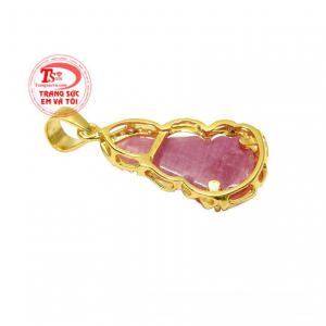 Mặt phật bà ruby thiên nhiên bền đẹp
