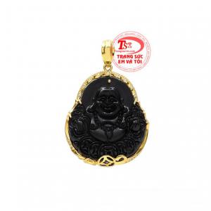 Mặt phật di lặc bọc vàng hoan hỉ đem đến niềm vui và hạnh phúc cho người dùng.