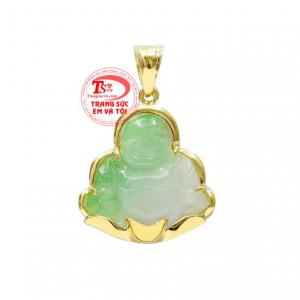 Mặt phật di lặc jadeite an bình