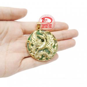 Mặt phụng hoàng jadeite đẹp bảo hành uy tín, giao hàng toàn quốc.