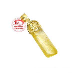 Vì vậy mà rất nhiều khách hàng đã lựa chọn thạch anh tóc vàng để làm trang sức phong thủy. 