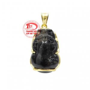 Mặt tỳ hưu bọc vàng chất lượng dành cho người mệnh Thủy và Mộc.