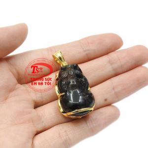 Mặt tỳ hưu bọc vàng chất lượng bảo hành chu đáo.