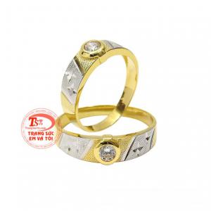 Nhẫn cưới hạnh phúc vẹn tròn mang niềm hy vọng vào cuộc sống hôn nhân bền chặt