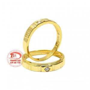 Đây có lẽ là sự lựa chọn hoàn hảo dành cho những cặp đôi yêu thích sự nhẹ nhàng và không quá nhiều chi tiết.