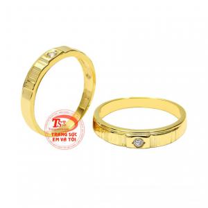 Nhẫn cưới hôn nhân ngọt ngào bảo hành uy tín.