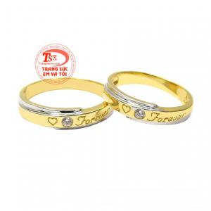 Nhẫn cưới tình yêu diệu kỳ mẫu mã hợp thời trang, trẻ trung. 