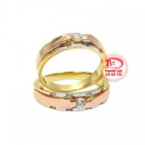 Do đó nhẫn cưới vàng cam kết ngọt ngào sẽ là sự lựa chọn hoàn hảo dành cho các cặp vợ chồng.