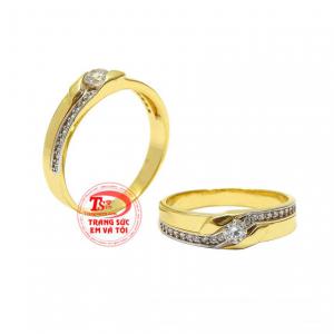 Cặp nhẫn cưới này là sự gắn kết gắn bó lâu dài, kỉ vật ghi dấu kỉ niệm hạnh phúc, vẹn tròn của đôi lứa.