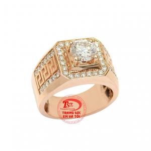 Nổi bật nhờ chất liệu vàng hồng mang đến vẻ trẻ trung, lịch lãm và phong cách.